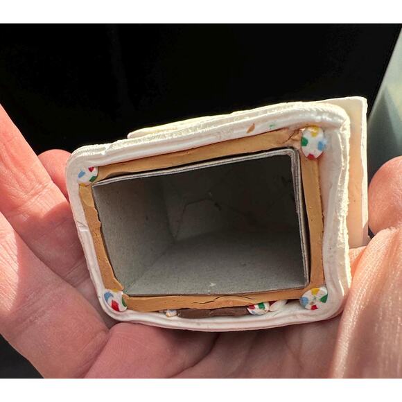 New Hallmark Gingerbread House Iced Christmas Ornament New With Tags - Picture 3 of 6